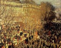 Monet, Claude Oscar - Boulevard Des Capucines